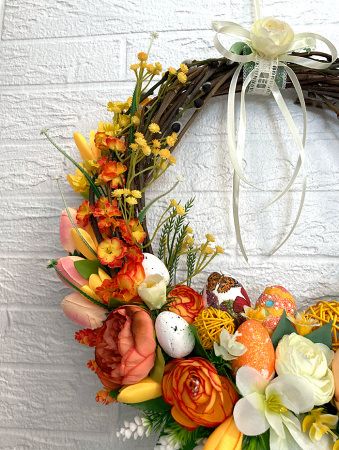 Венок пасхальный "Солнечный"